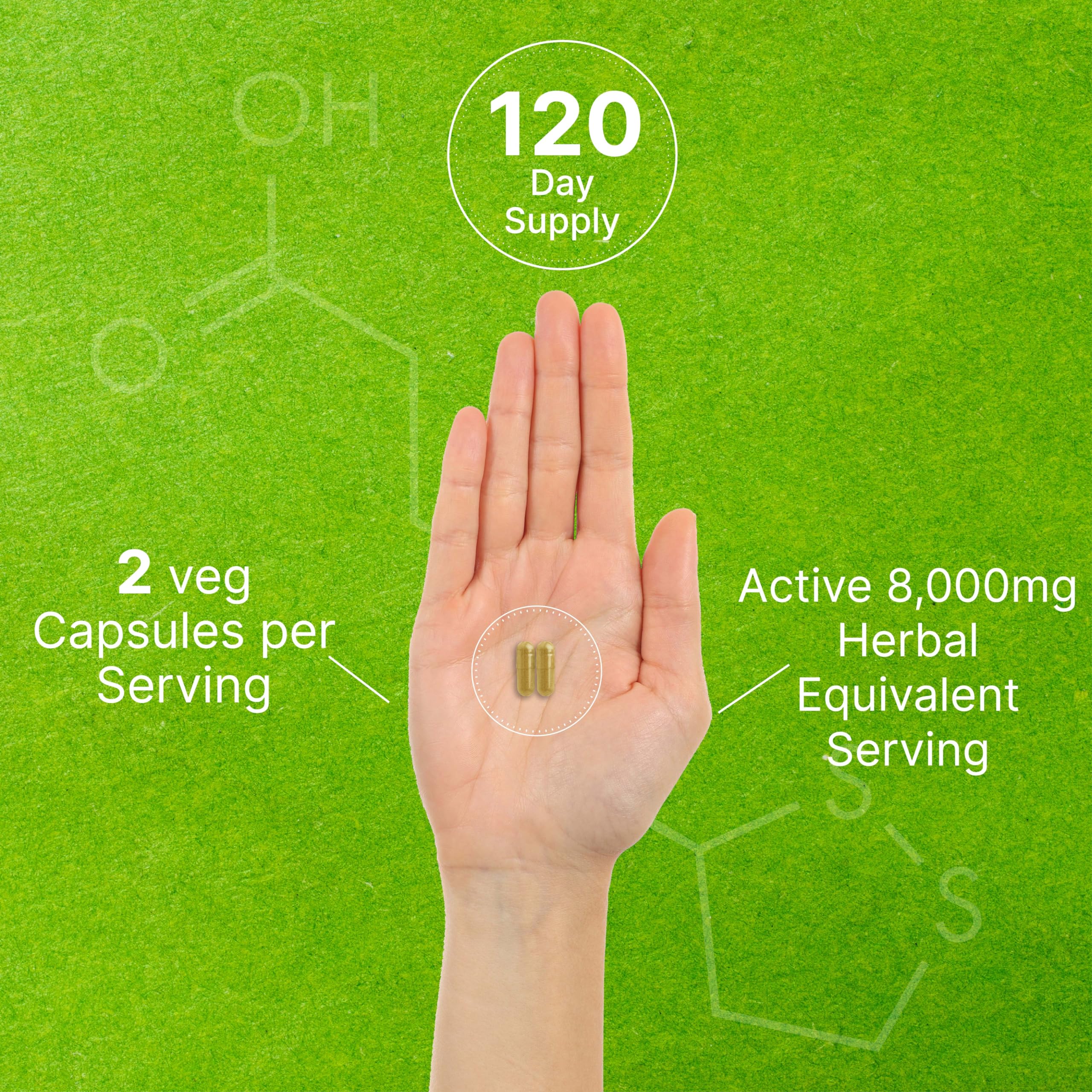 Foto 6 pulgar | Suplemento Deal De Hongos Orgánicos, 8000 Mg, 240 Cápsulas - Venta Internacional.
