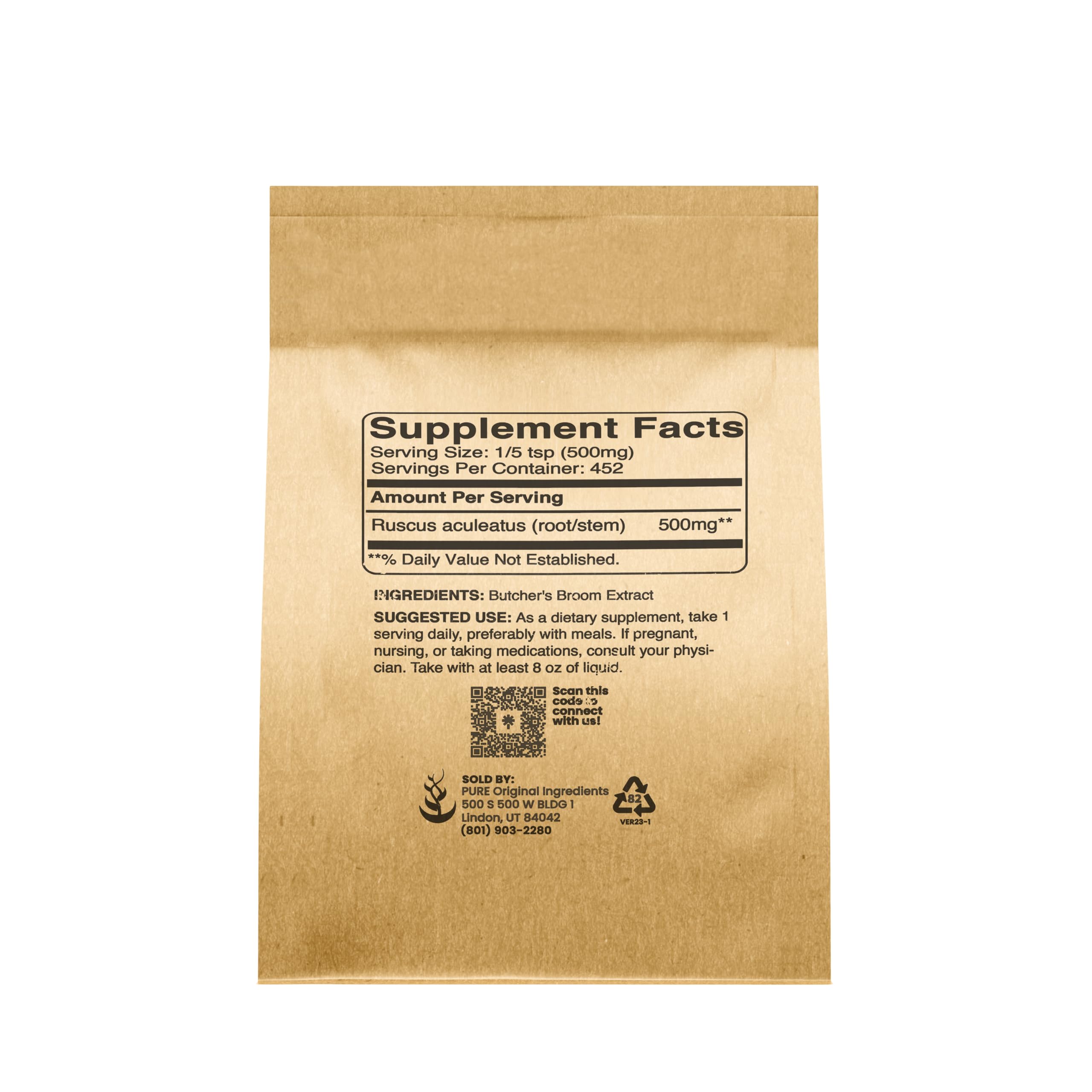 Foto 2 | Suplemento Herbal Con Ingredientes Originales Puros, Escoba De Carnicero, 240 Ml - Venta Internacional.