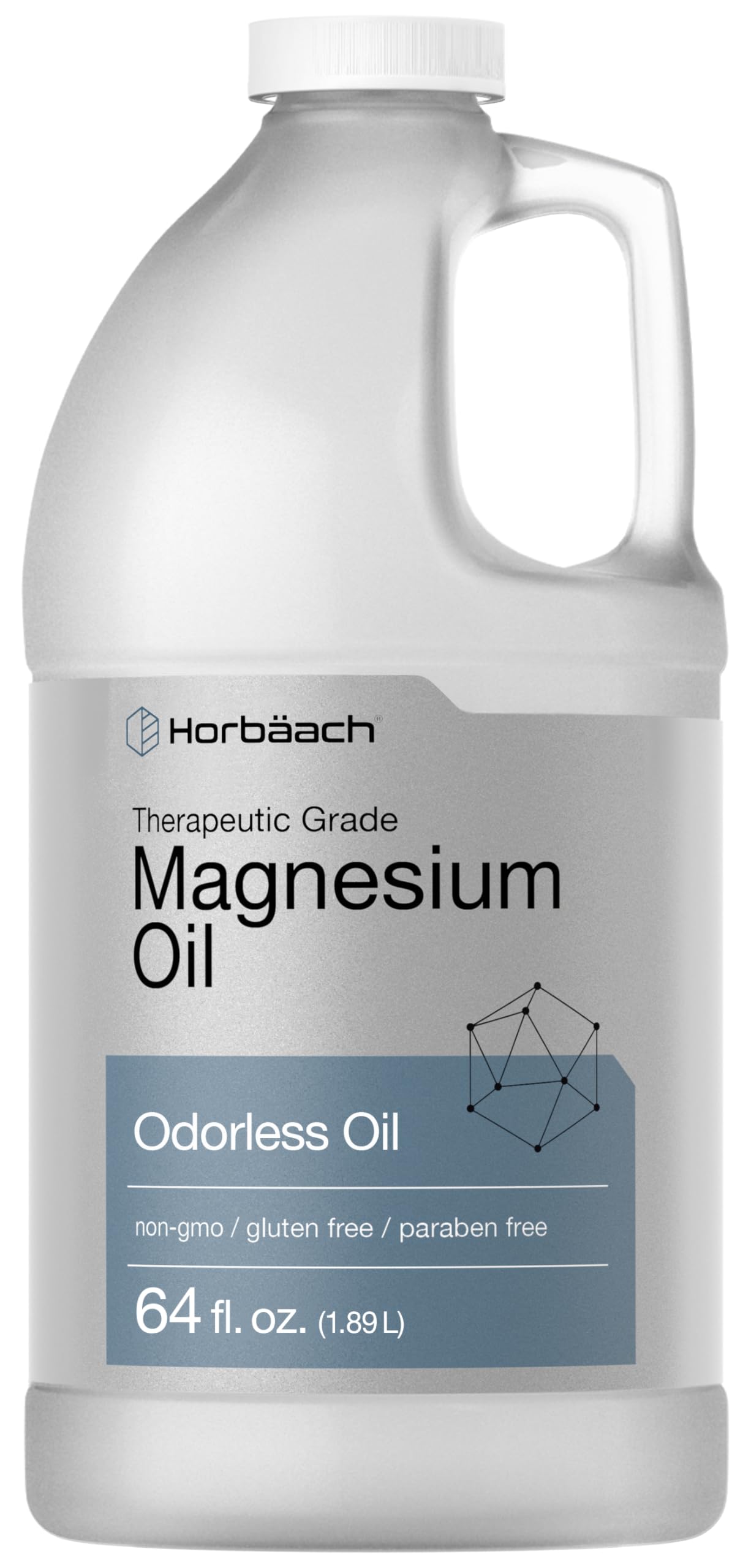 Foto 2 pulgar | Aceite De Magnesio Horbäach, Grado Terapéutico, 1,89 L, Vegetariano - Venta Internacional.
