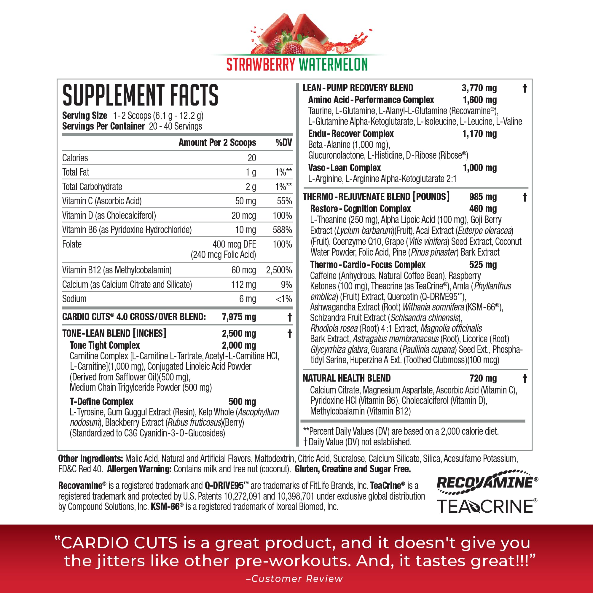 Foto 3 pulgar | Suplemento Nds Nutrition Cardio Cuts 4.0 Para Antes Del Entrenamiento, 40 Dosis - Venta Internacional.