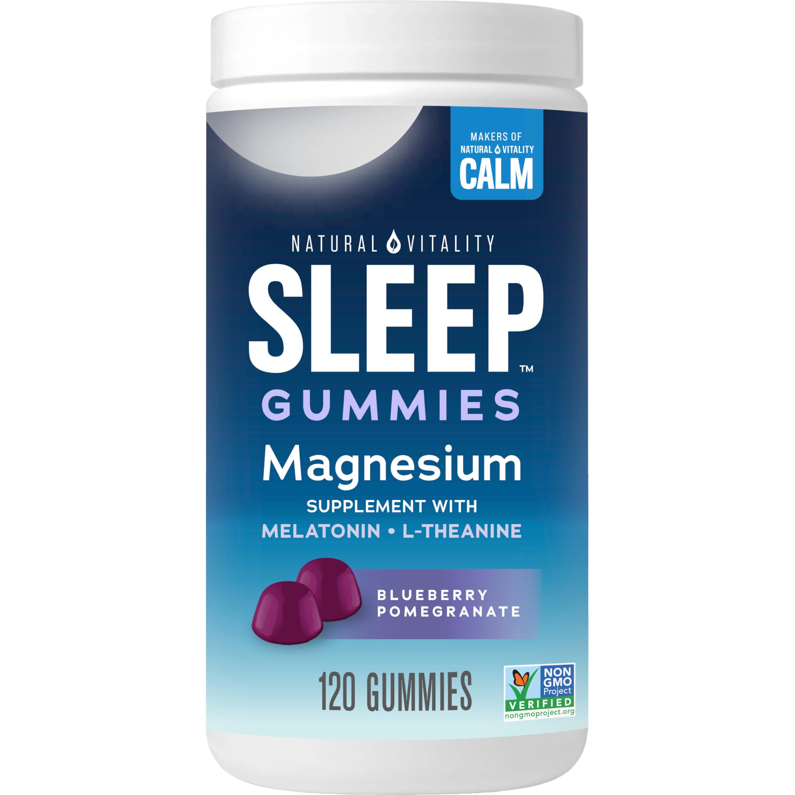 Complementa Las Gomitas Sleep De Natural Vitality Con Magnesio, 120 Unidades - Venta Internacional.