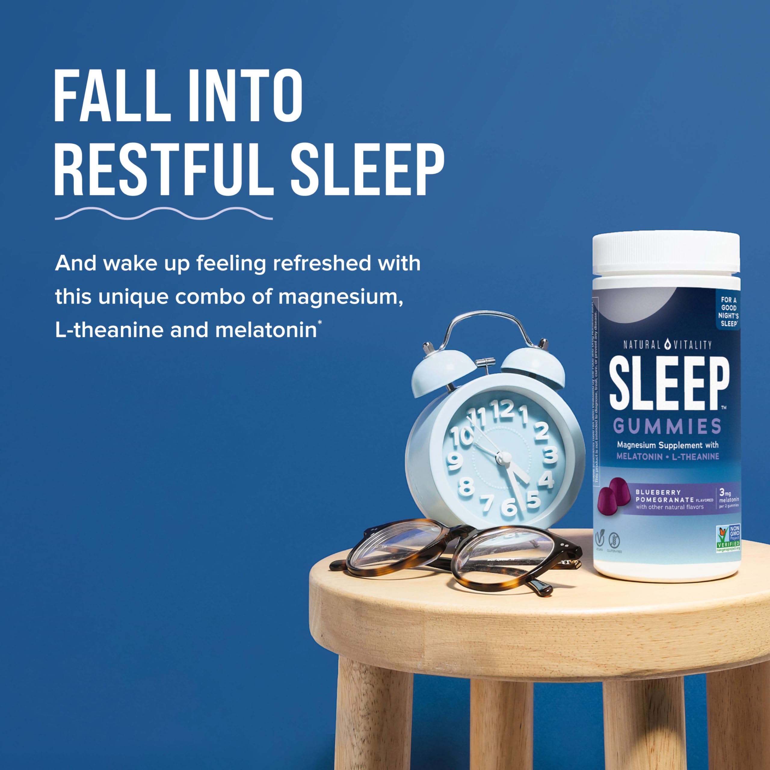 Foto 4 pulgar | Complementa Las Gomitas Sleep De Natural Vitality Con Magnesio, 120 Unidades - Venta Internacional.