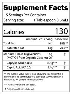 Foto 2 | Aceite Mct Kate Naturals Para Café Y Cetogénico Orgánico Usda 240 Ml - Venta Internacional.