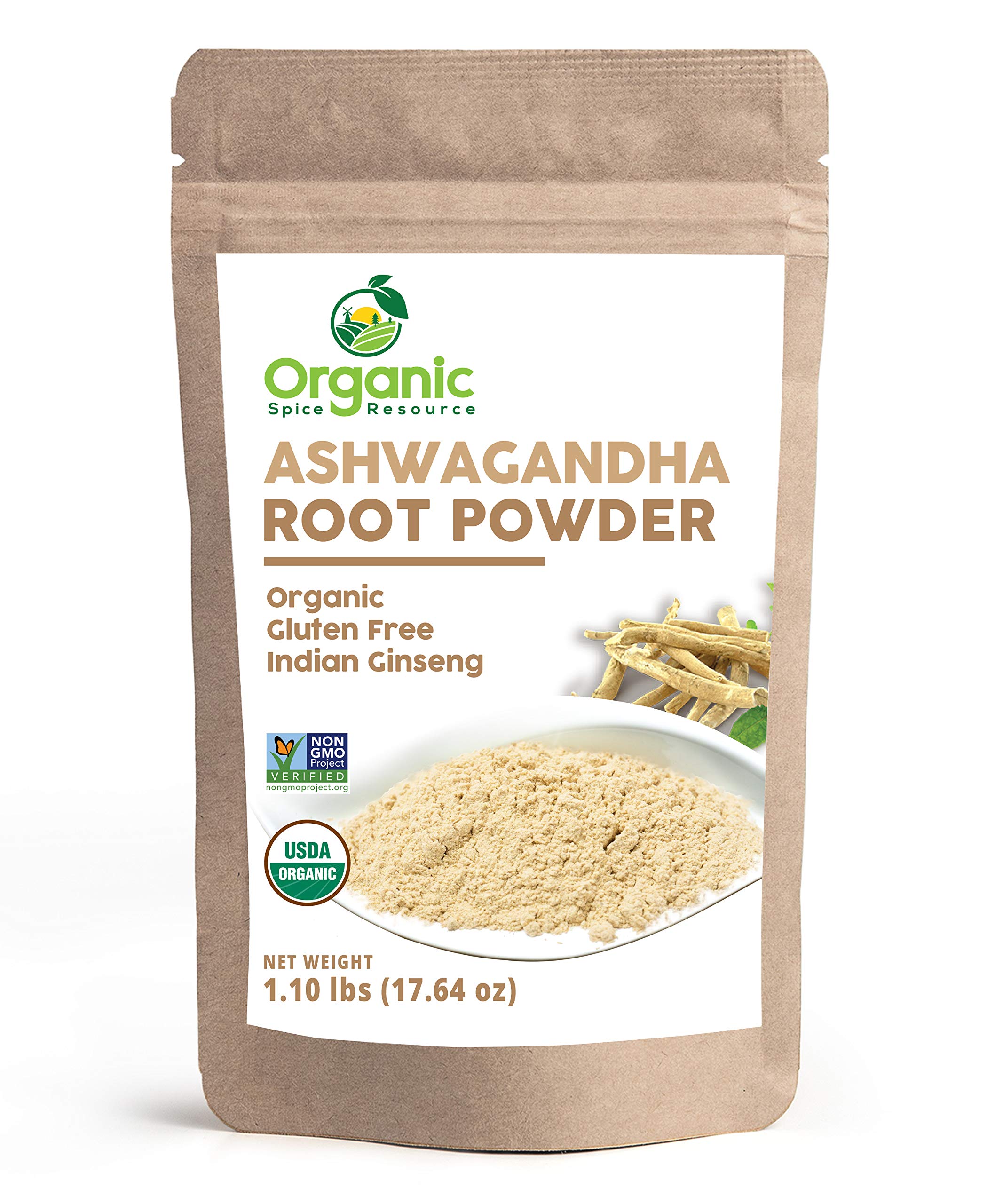 Foto 2 pulgar | Suplemento Orgánico De Especias En Polvo De Raíz De Ashwagandha 50 - Venta Internacional.