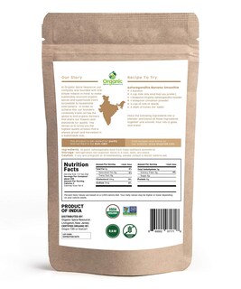 Foto 3 | Suplemento Orgánico De Especias En Polvo De Raíz De Ashwagandha 50 - Venta Internacional.
