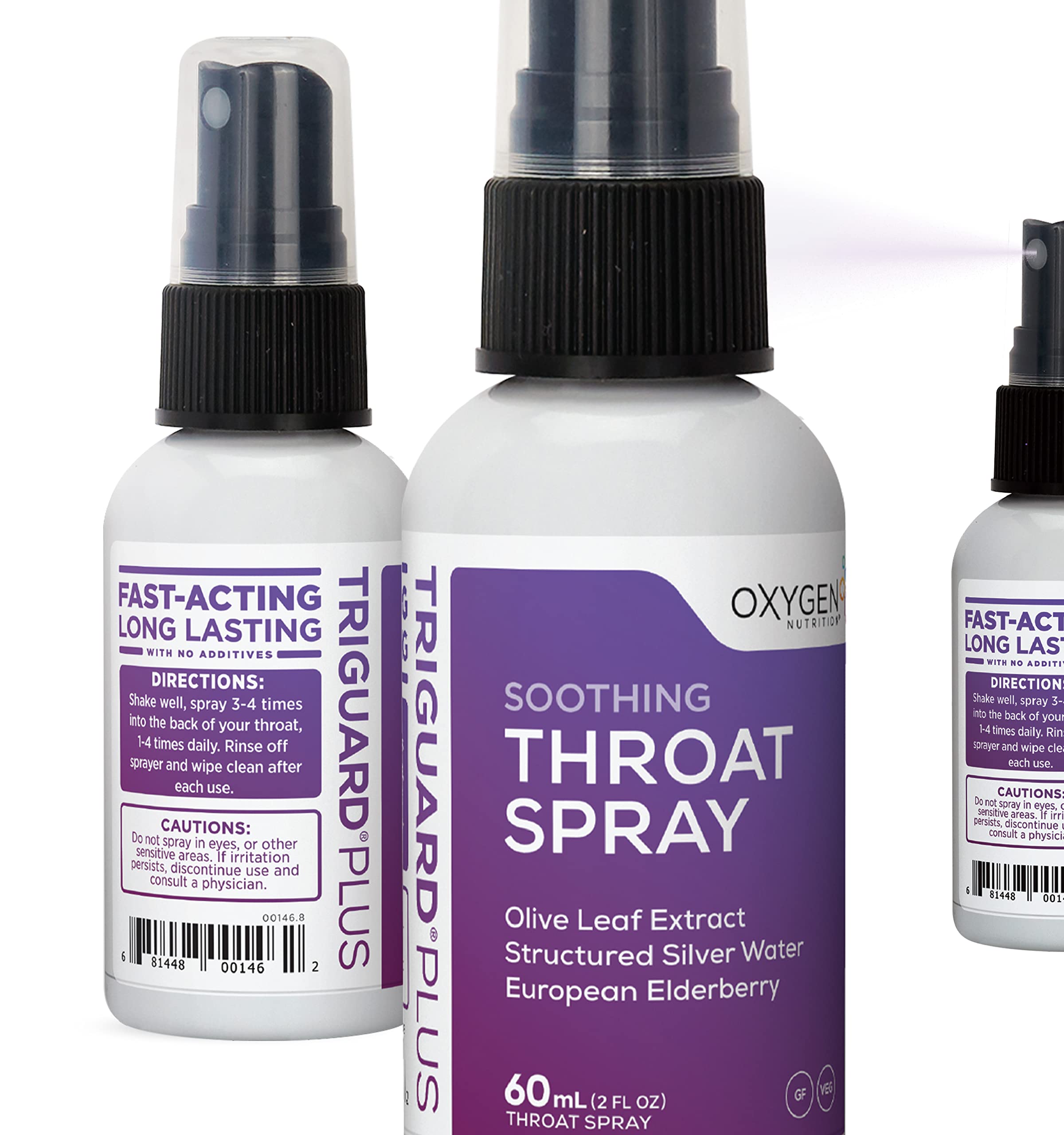 Foto 2 pulgar | Aerosol Para La Garganta Oxygen Nutrition Triguard Plus 60 Ml Immune Supp - Venta Internacional.