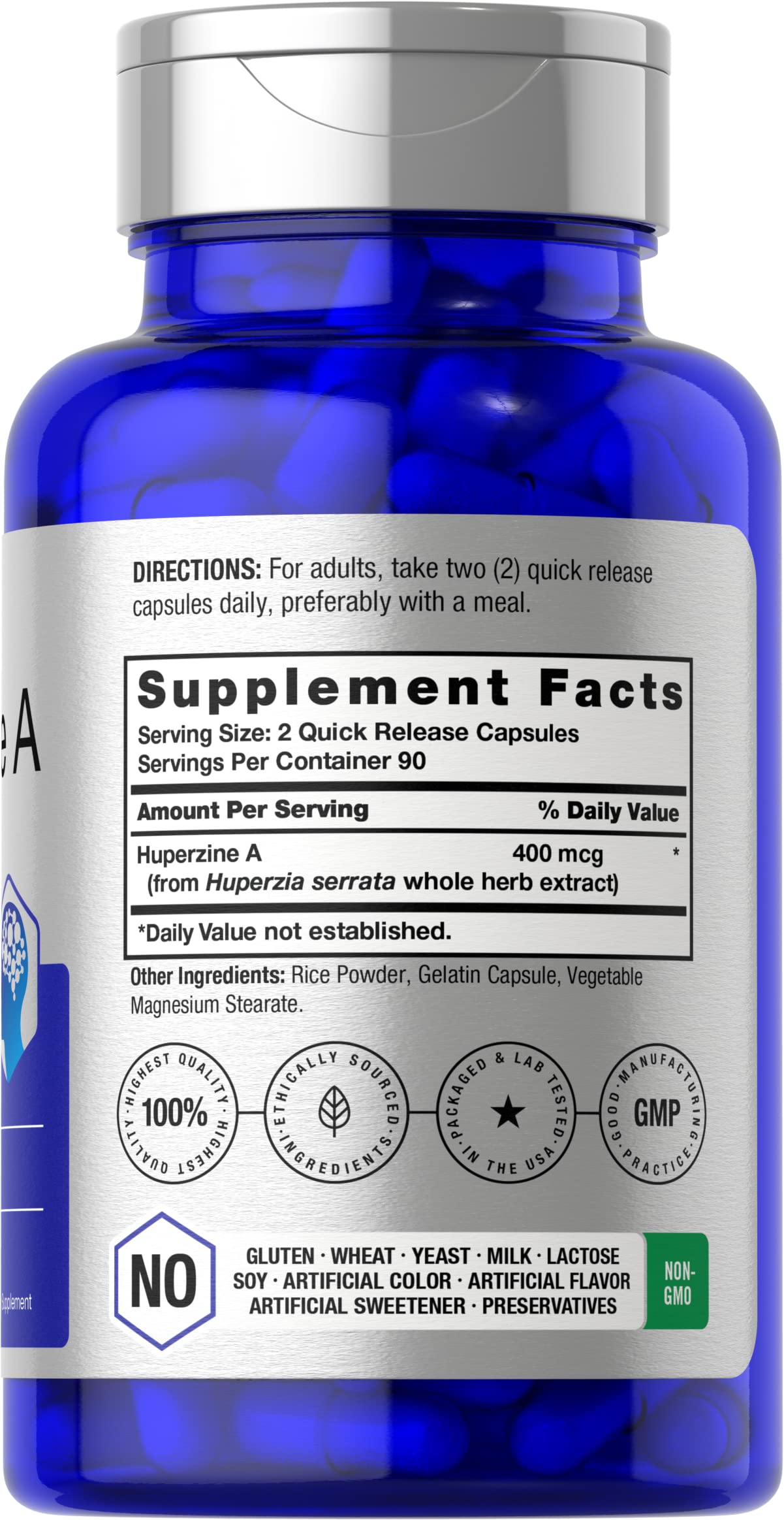 Foto 3 pulgar | Suplemento Horbäach Huperzine A 400 Mcg 180 Cápsulas - Venta Internacional.