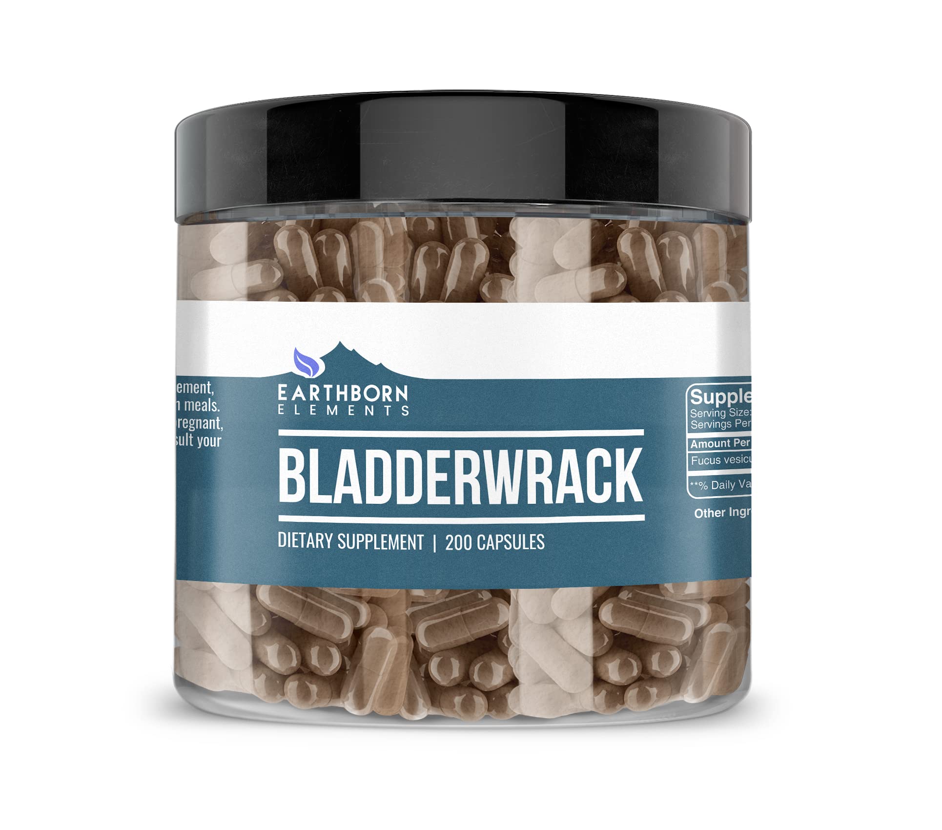 Foto 1 | Suplemento Earthborn Elements Bladderwrack 200 Cápsulas - Venta Internacional.