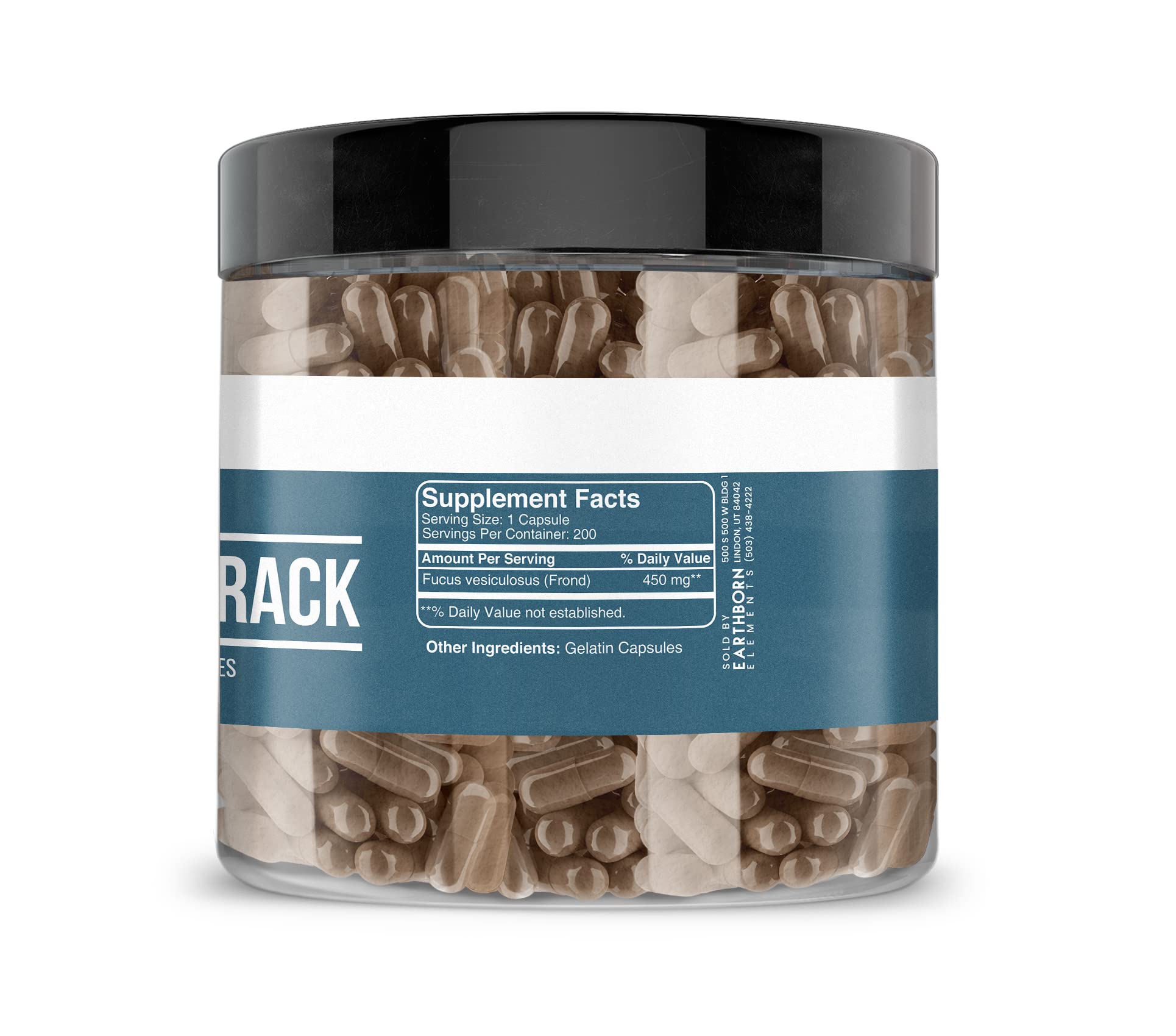 Foto 4 pulgar | Suplemento Earthborn Elements Bladderwrack 200 Cápsulas - Venta Internacional.