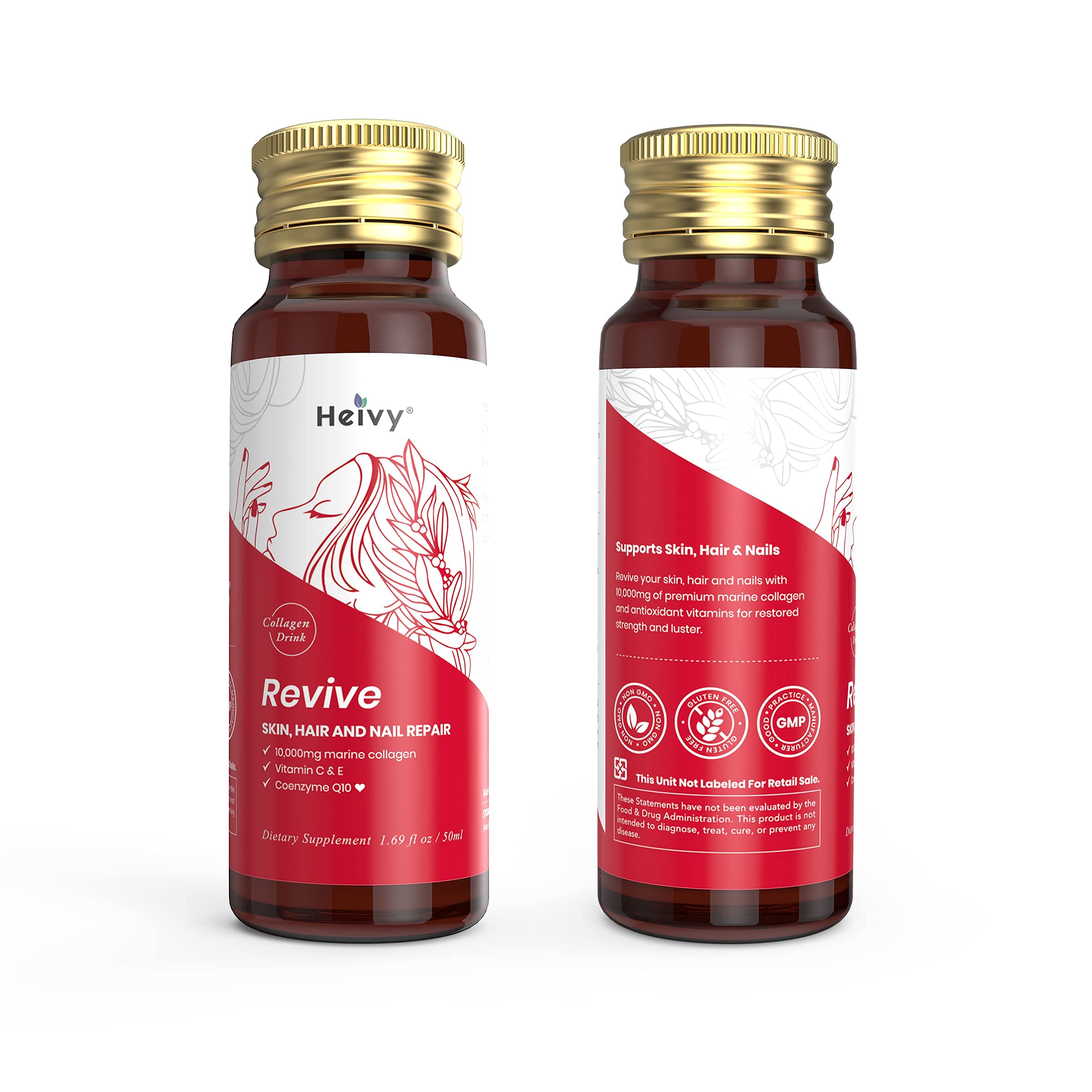 Foto 8 pulgar | Bebida De Colágeno Heivy Liquid De 10.000 Mg Con Coenzima Q10 De Jazmín - Venta Internacional.