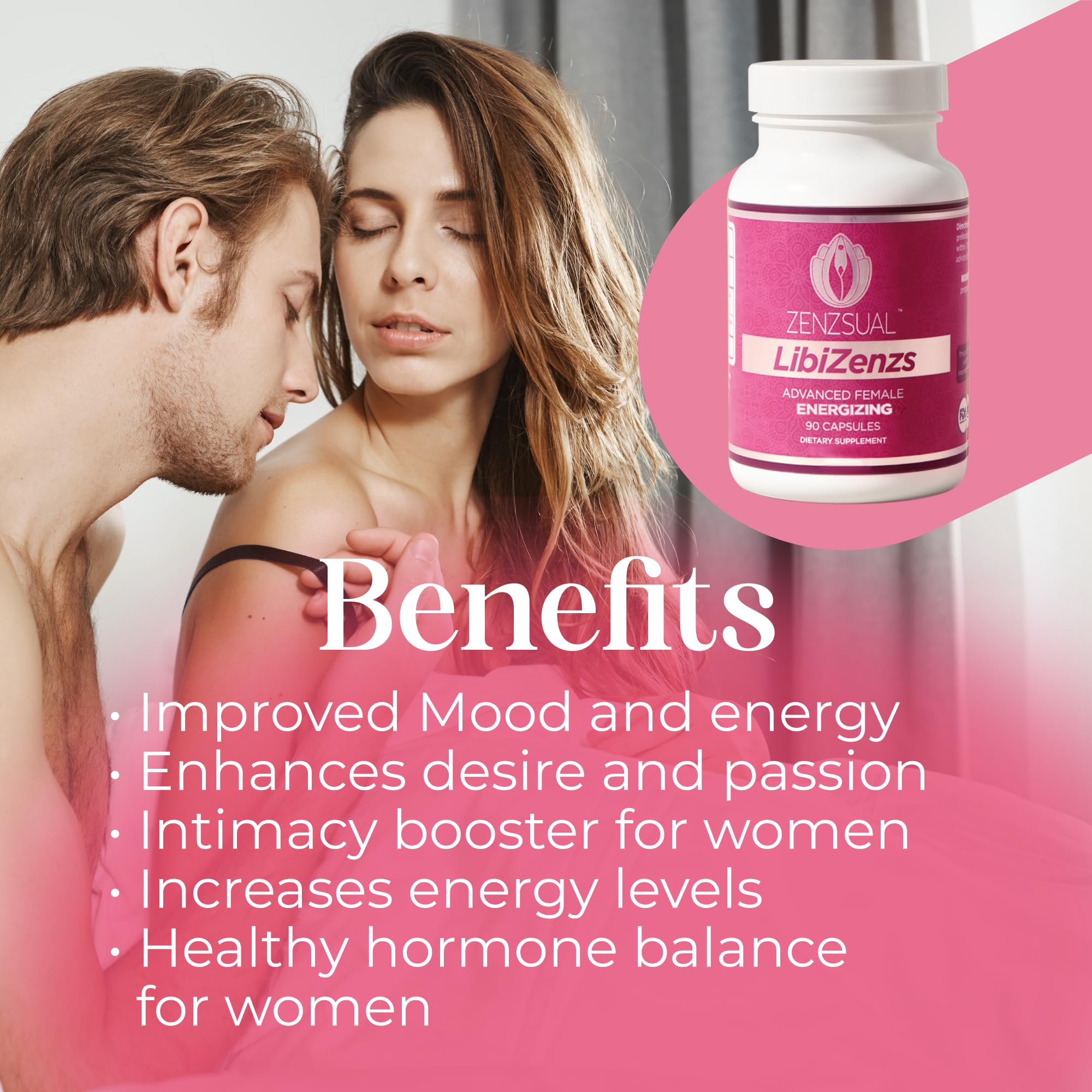 Foto 4 pulgar | Suplemento Zenzual Libizenzs Advanced Female Energizing - Venta Internacional.