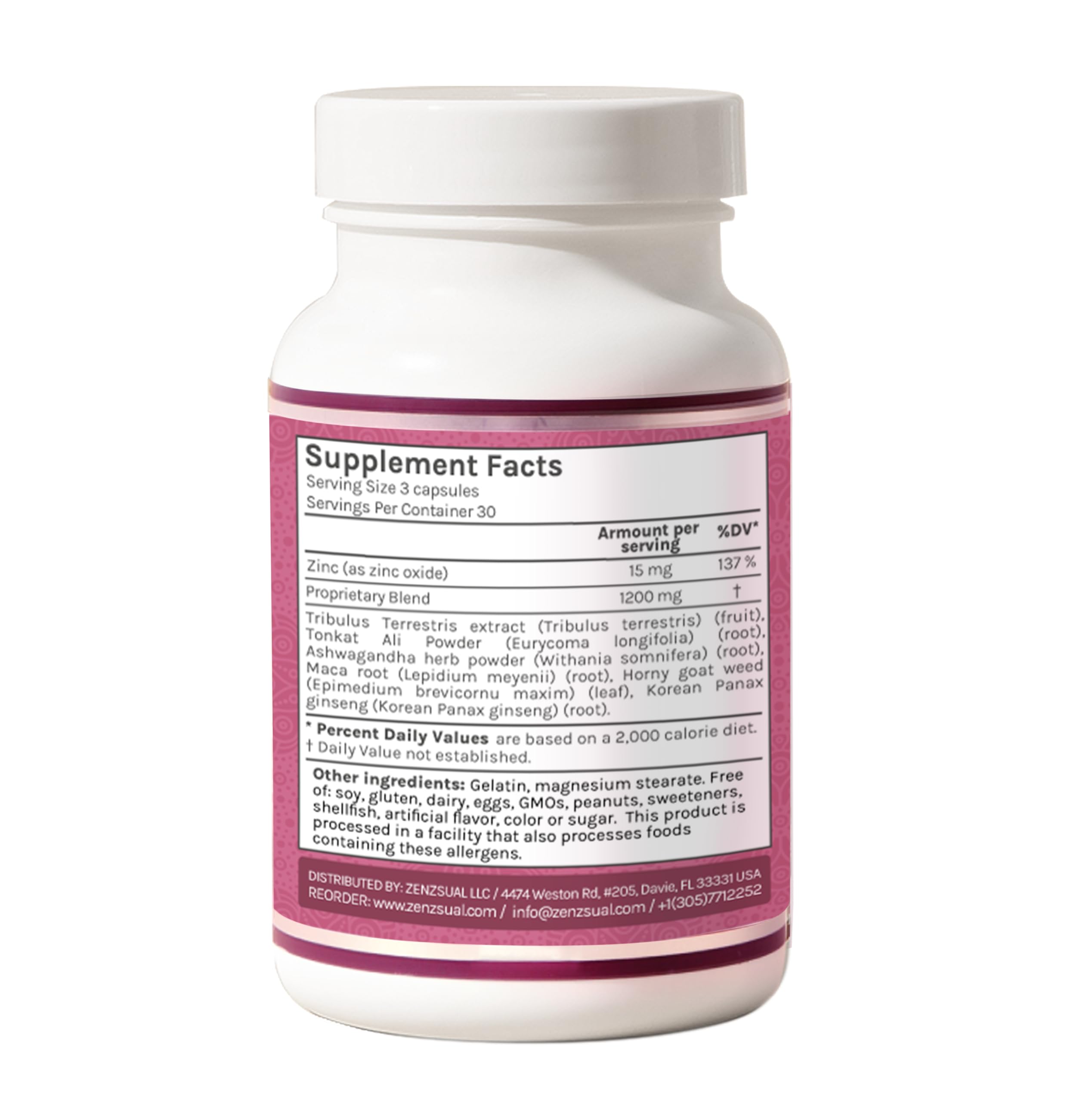 Foto 8 pulgar | Suplemento Zenzual Libizenzs Advanced Female Energizing - Venta Internacional.