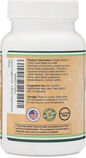 Foto 3 | Suplemento Double Wood Supplements Horny Goat Weed 1000 Mg - Venta Internacional.