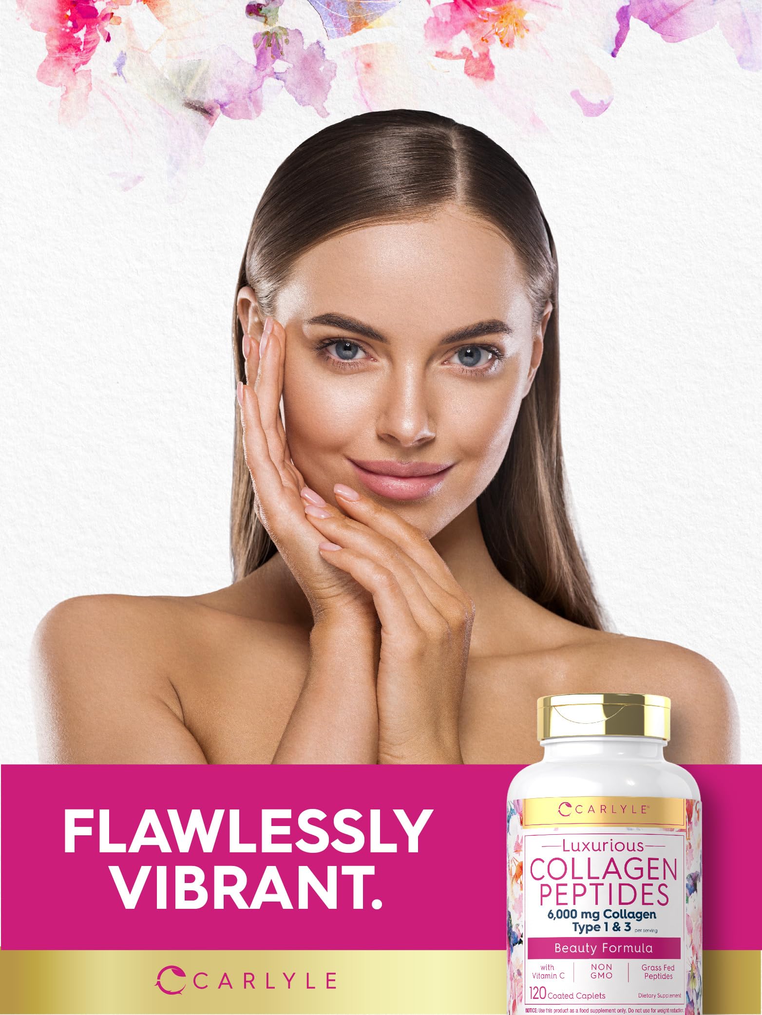 Foto 6 | Suplemento De Colágeno Carlyle Collagen + C 6000 Mg 120 Cápsulas - Venta Internacional.