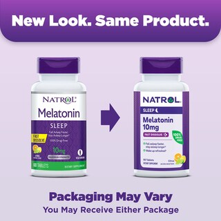 Foto 2 | Suplemento Natrol Fast Dissolve Melatonin 10 Mg 60 Tabletas - Venta Internacional.