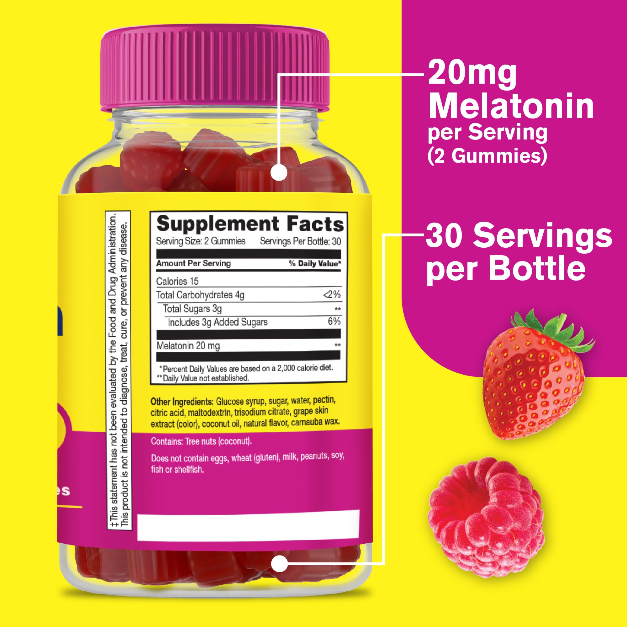 Foto 4 pulgar | Gummies Wellyeah Melatonina, 20 Mg, Soporte Para Dormir, 60 Unidades (paquete De 2) - Venta Internacional.