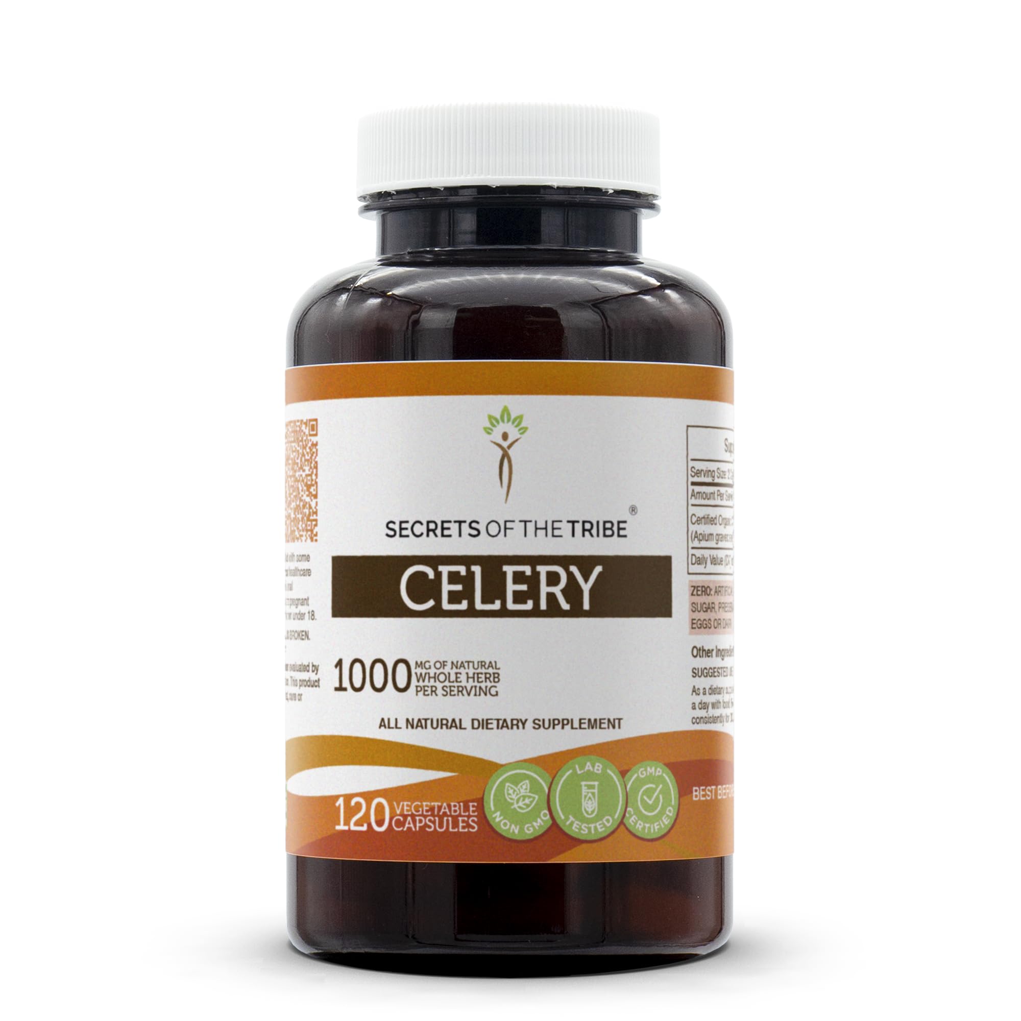 Suplemento Secrets Of The Tribe Celery 120 Cápsulas 1000 Mg - Venta Internacional.