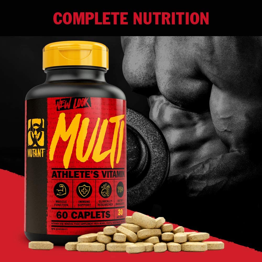 Foto 4 pulgar | Suplemento De Vitaminas De Alta Potencia Mutant Multi, 60 Comprimidos - Venta Internacional.