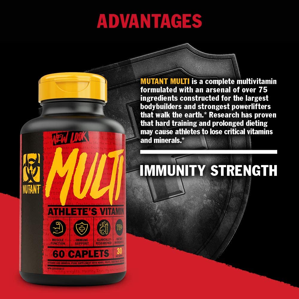 Foto 5 pulgar | Suplemento De Vitaminas De Alta Potencia Mutant Multi, 60 Comprimidos - Venta Internacional.