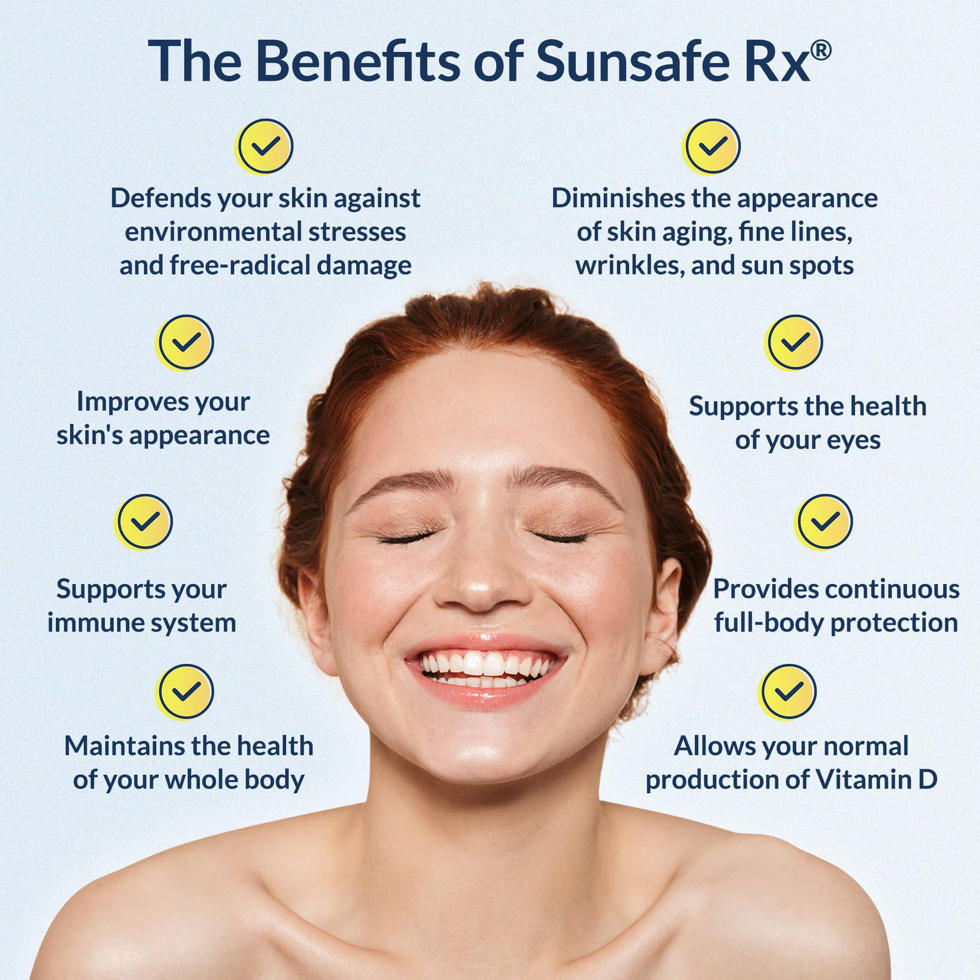 Foto 4 pulgar | Suplemento Antienvejecimiento Sunsafe Rx Con Polypodium Leucotomos 25 - Venta Internacional.