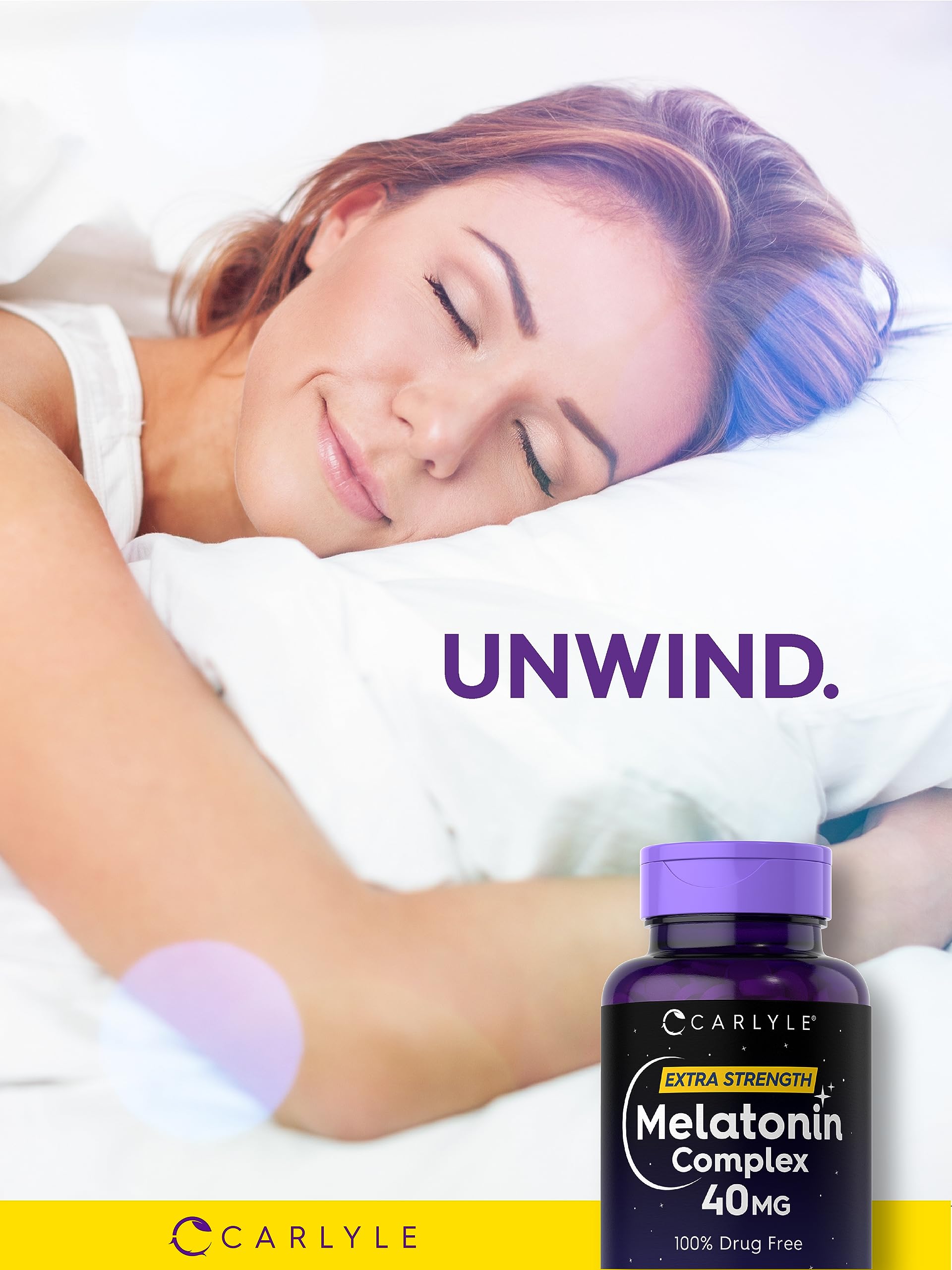 Foto 5 | Suplemento Carlyle Melatonin Complex 40 Mg 150 Comprimidos - Venta Internacional.