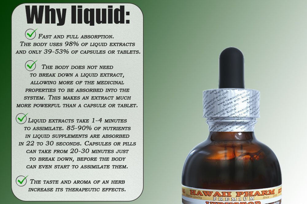 Foto 5 pulgar | Extracto Líquido De Cola De Caballo (equisetum Arvense) 60 Ml Hawaii Pharm - Venta Internacional.