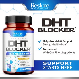 Foto 3 | Supplement Pure Research Dht Blocker Y Ayuda Al Crecimiento Del Cabello - Venta Internacional.