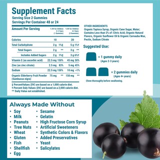 Foto 2 | Gummies Hyland's Naturals Kids Organic Saúco + Zinc & V - Venta Internacional.