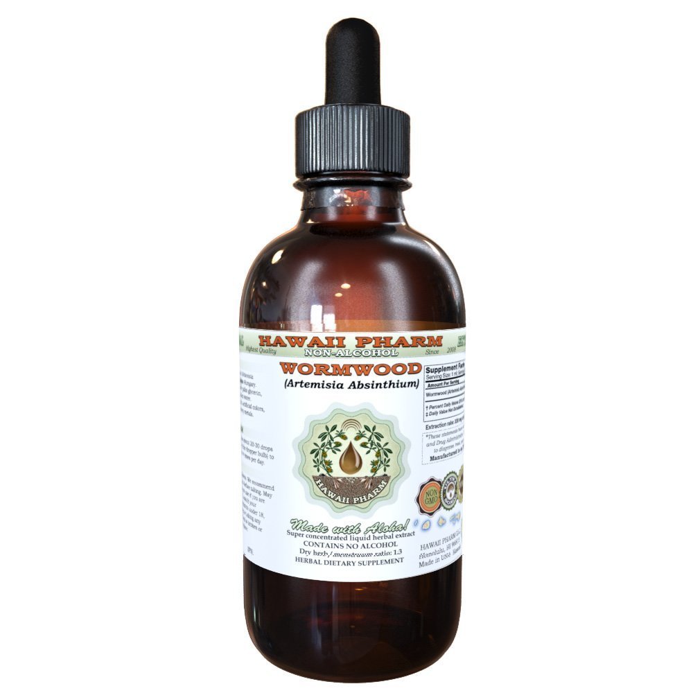 Extracto Líquido De Ajenjo Sin Alcohol De 60 Ml Organic Hawaii Pharm - Venta Internacional.