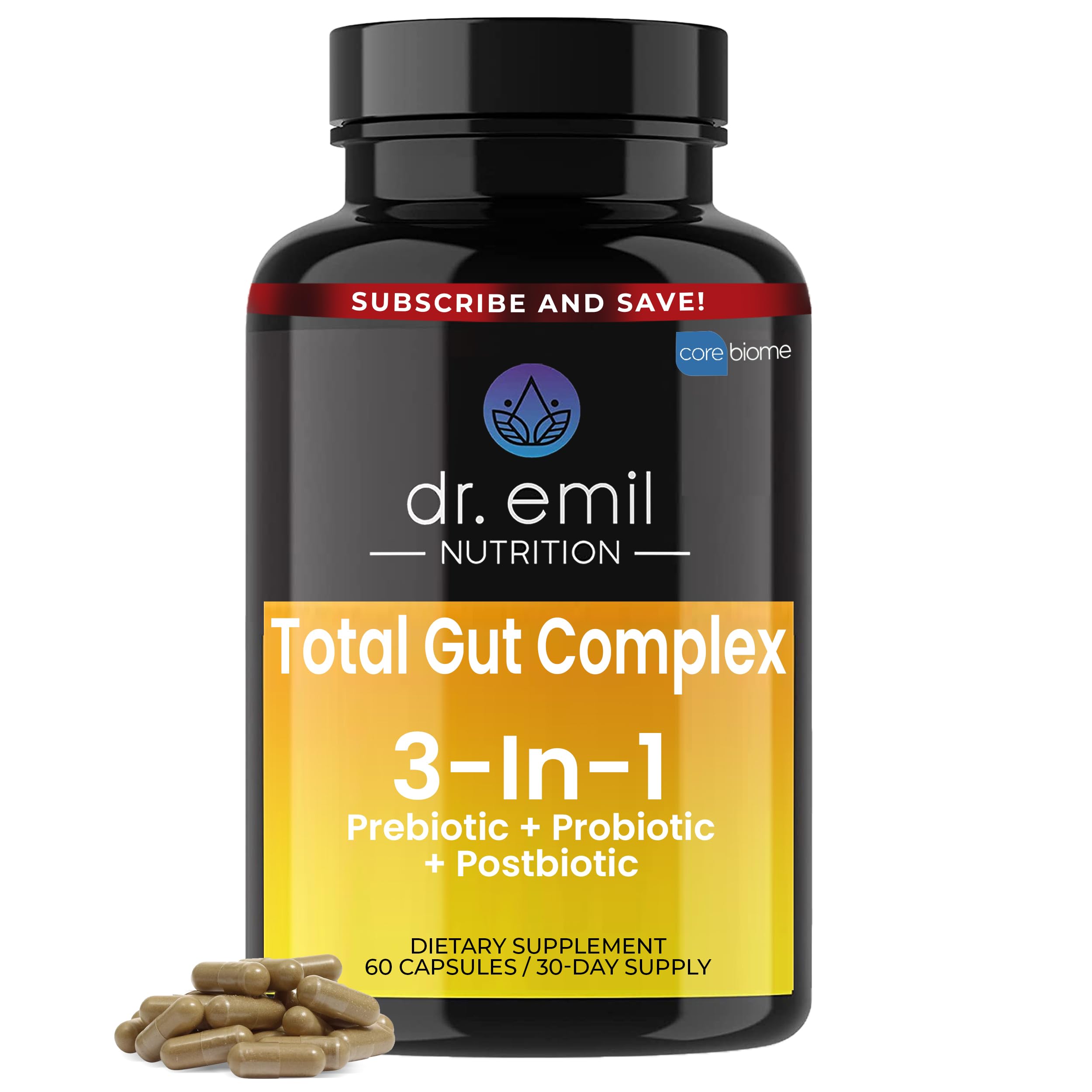 Foto 2 pulgar | Complejo De Salud Intestinal Dr Emil Nutrition Salud Intestinal Total - Venta Internacional.