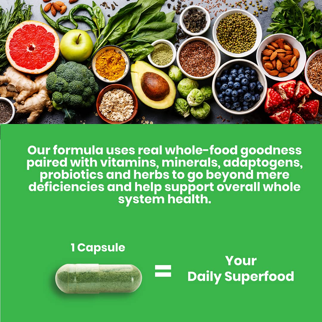 Foto 4 pulgar | Suplemento Paradise Herbs Earth's Blend  Superfood 30 Cápsulas - Venta Internacional.