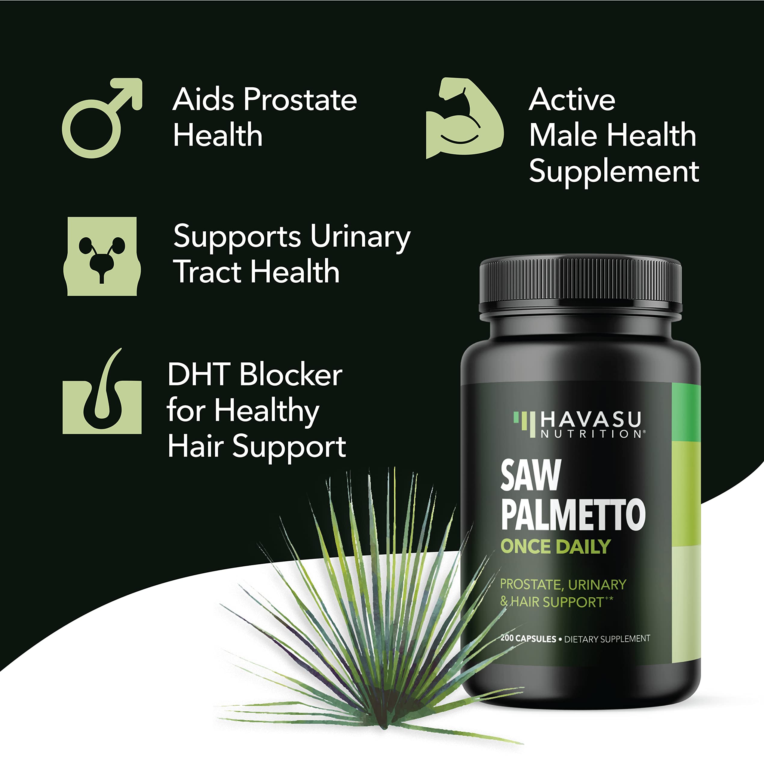 Foto 6 pulgar | Suplemento De Palma Enana Americana De Havasu Nutrition Para La Salud De La Próstata - Venta Internacional.