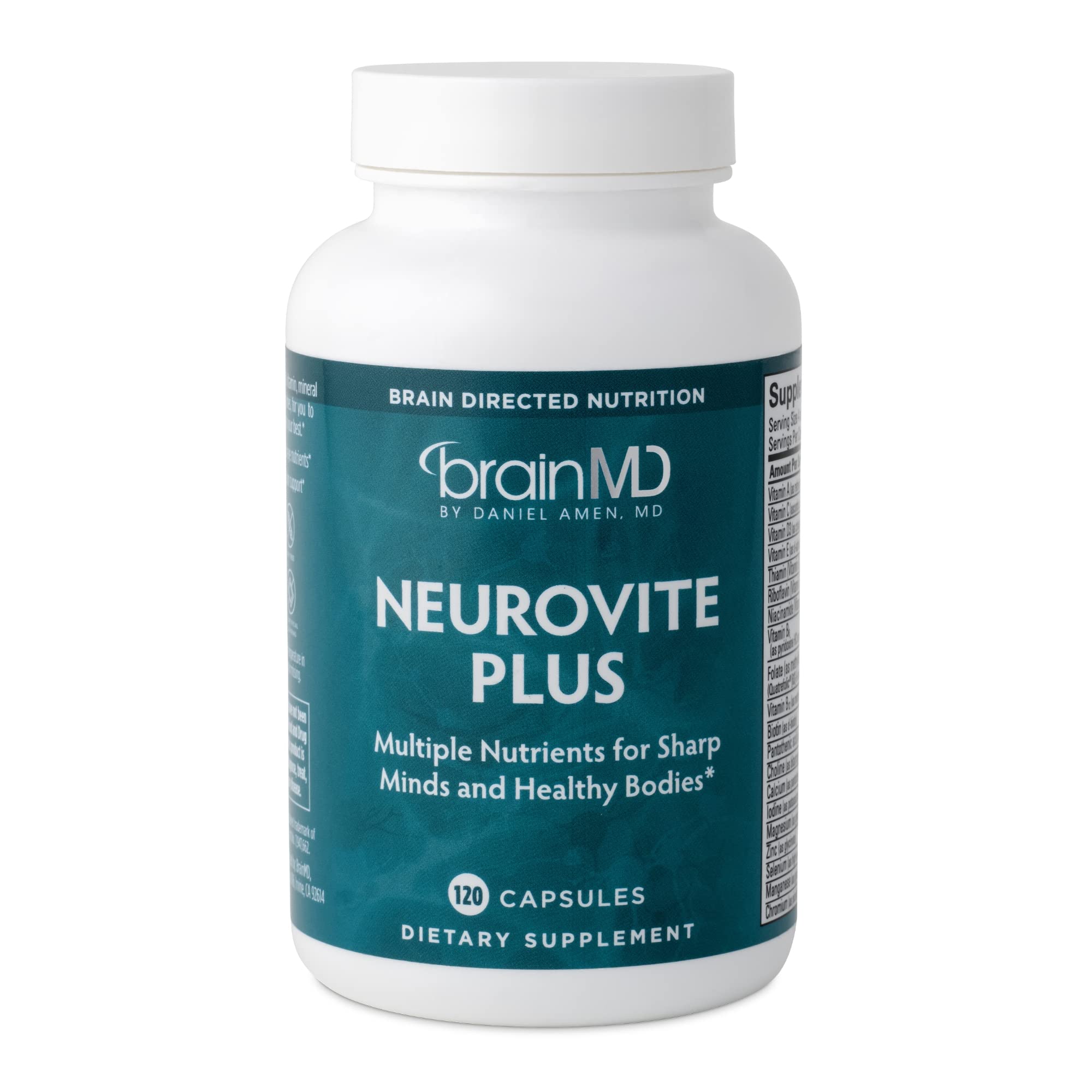Foto 2 pulgar | Suplemento Multivitamínico Brainmd Neurovite Plus 120 Cápsulas - Venta Internacional.