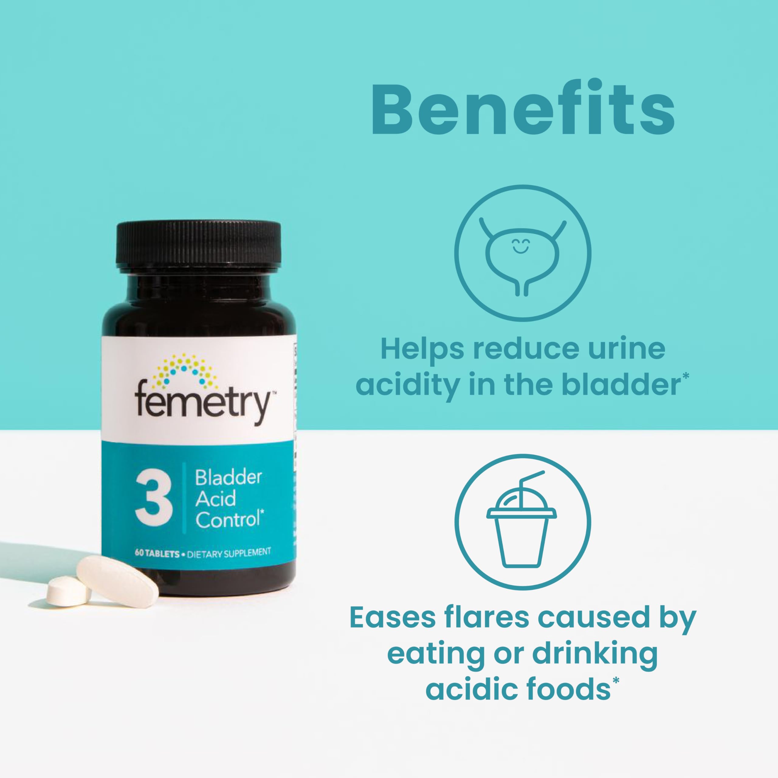 Foto 2 | Suplemento Lifeseasons Femetry Bladder Acid Control 60 Comprimidos - Venta Internacional.