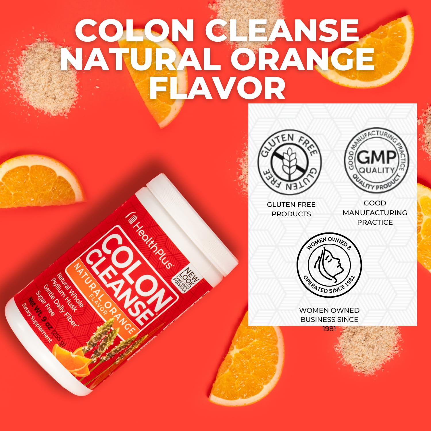 Foto 3 pulgar | Supplement Health Plus Colon Cleanse Fiber Orange 265 Ml - Venta Internacional.