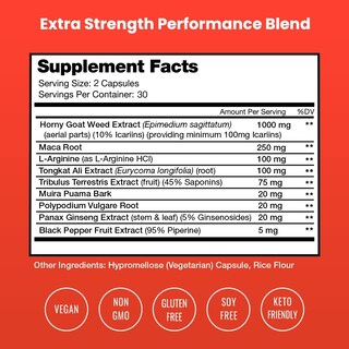Foto 2 | Suplemento De Extracto De Hierba De Cabra En Celo De Nutrachamps 1000 Mg - Venta Internacional.