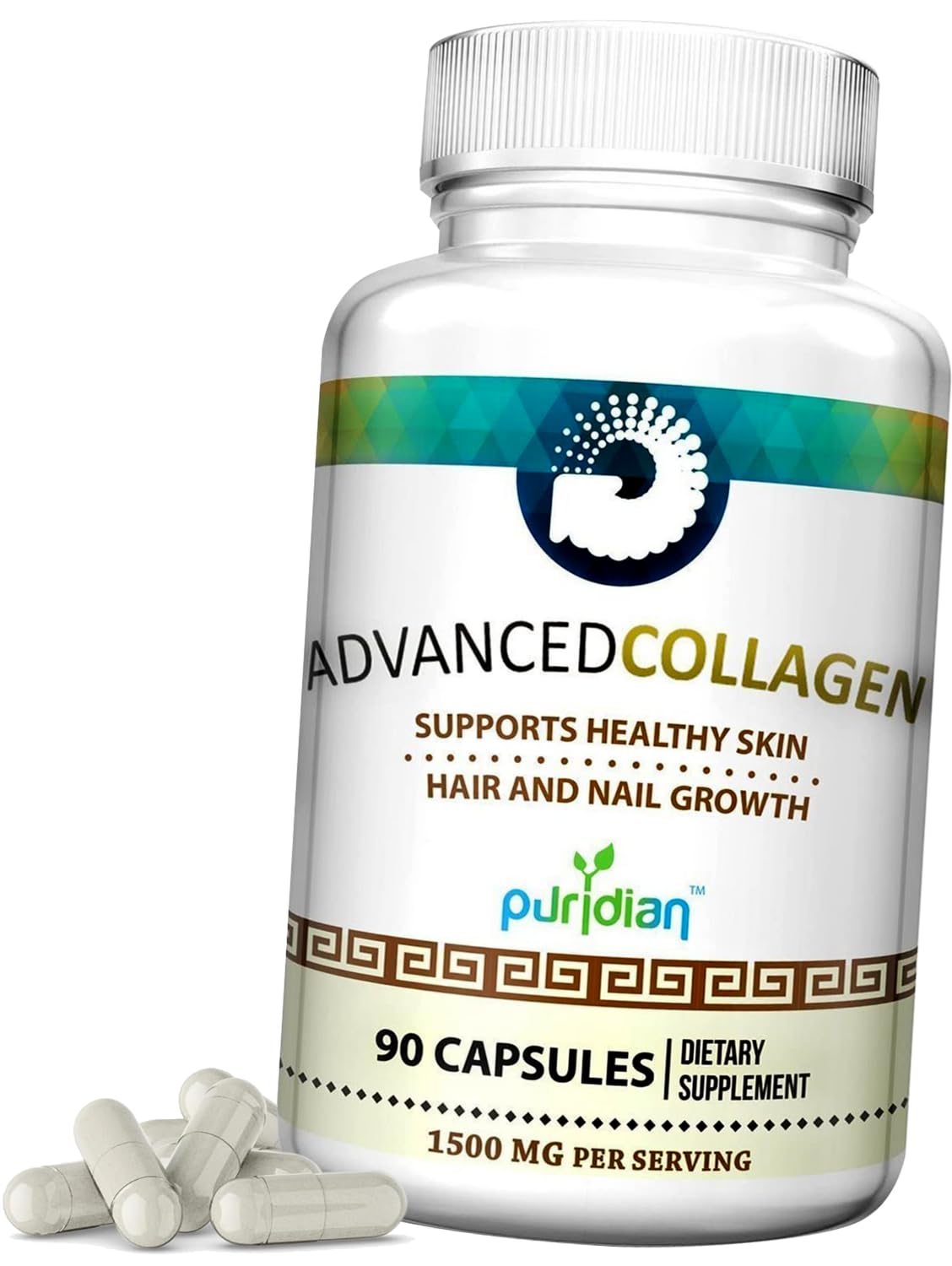 Foto 3 pulgar | Cápsulas De Colágeno Hidrolizado Avanzado Collagen+ 1500 Mg - Venta Internacional.