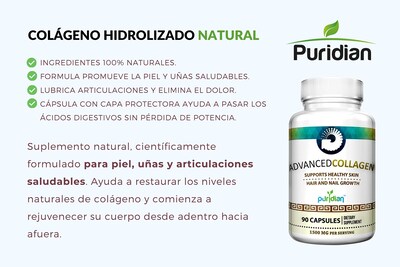 Foto 3 | Cápsulas De Colágeno Hidrolizado Avanzado Collagen+ 1500 Mg - Venta Internacional.