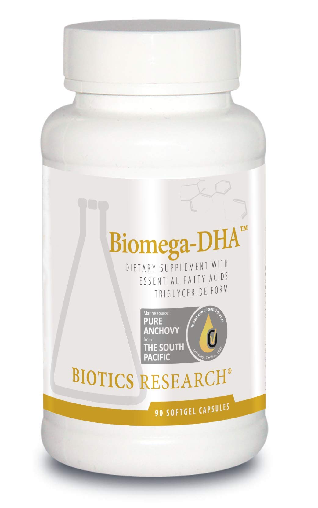 Foto 2 pulgar | Aceite De Pescado Biomega Dha De Supplement Biotics Research, 600 Mg De Dha - Venta Internacional.
