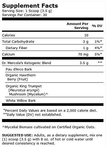 Foto 3 pulgar | Suplemento Dr. Mercola Mitomix, Mezcla Cetogénica, 105 G, 30 Porciones - Venta Internacional.
