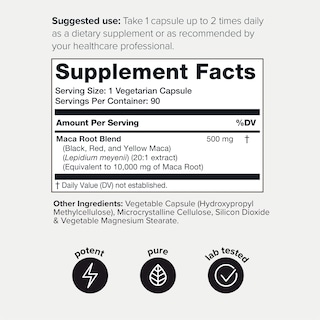 Foto 2 | Cápsulas De Raíz De Maca Toniiq, 10 000 Mg, 20 Veces Con Extracto Concentrado - Venta Internacional.