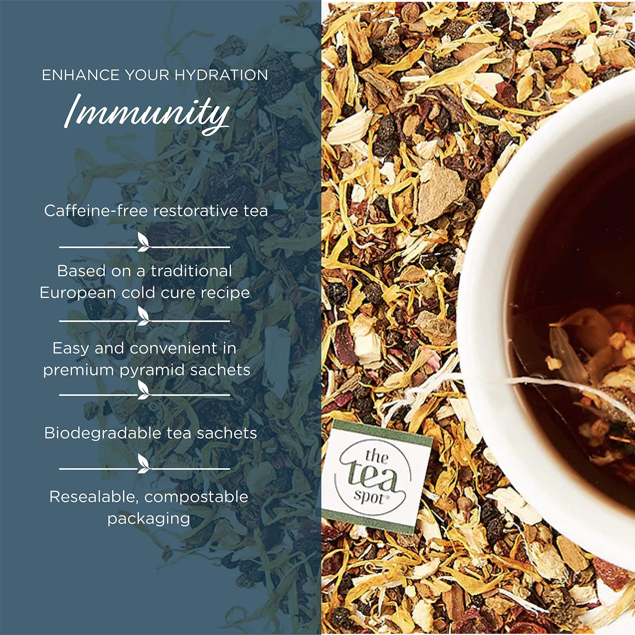 Foto 4 pulgar | Tea The Tea Spot Organic Immunity Con Vitamina C Natural 15 Ba - Venta Internacional.