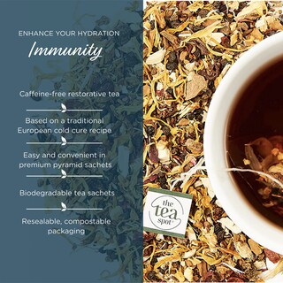 Foto 3 | Tea The Tea Spot Organic Immunity Con Vitamina C Natural 15 Ba - Venta Internacional.