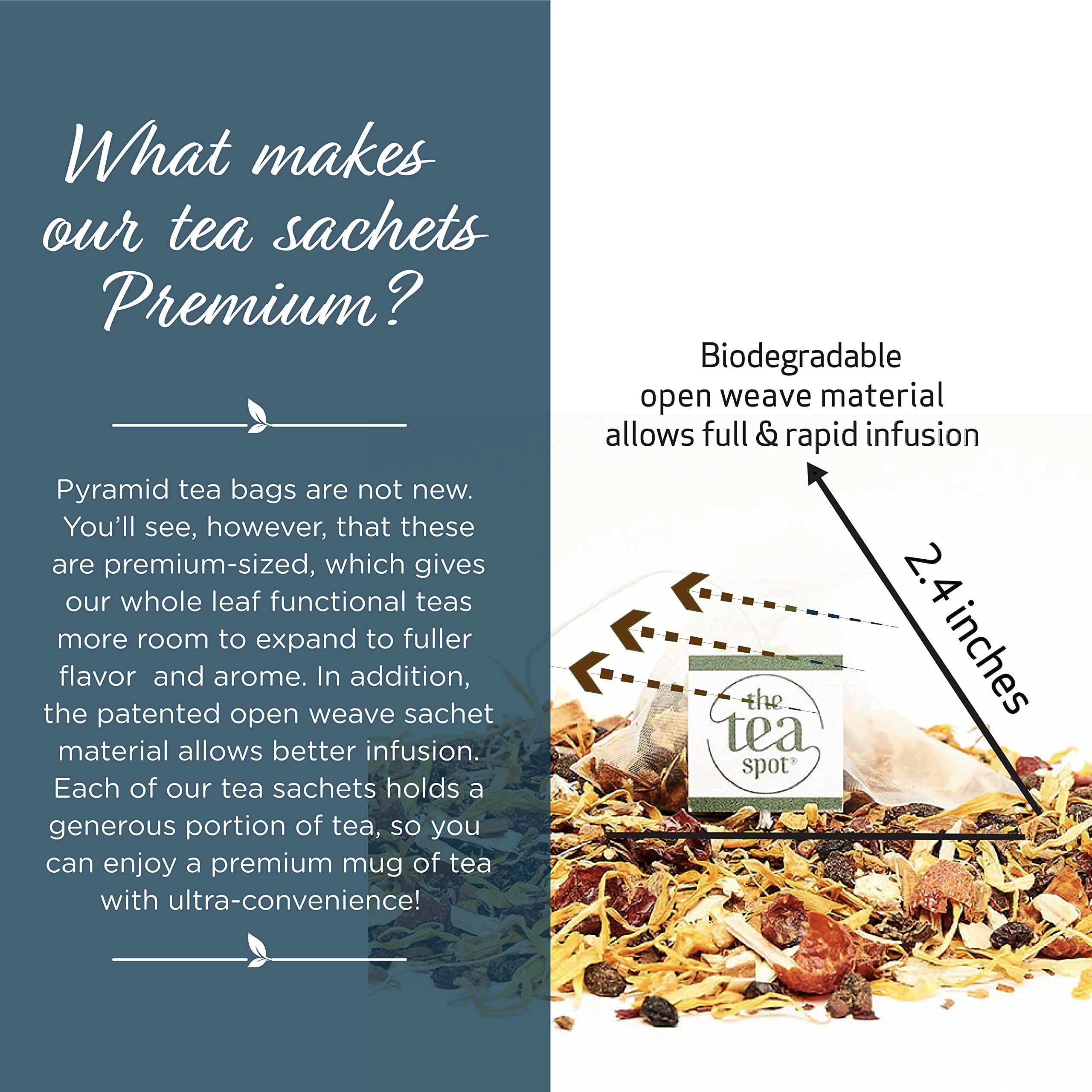Foto 5 pulgar | Tea The Tea Spot Organic Immunity Con Vitamina C Natural 15 Ba - Venta Internacional.