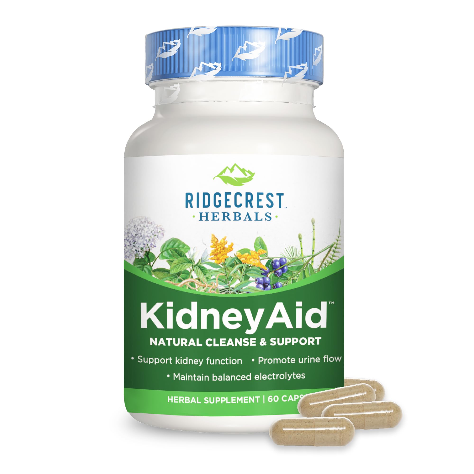 Foto 1 | Suplemento Ridgecrest Herbals Kidneyaid 60 Cápsulas Veganas - Venta Internacional.