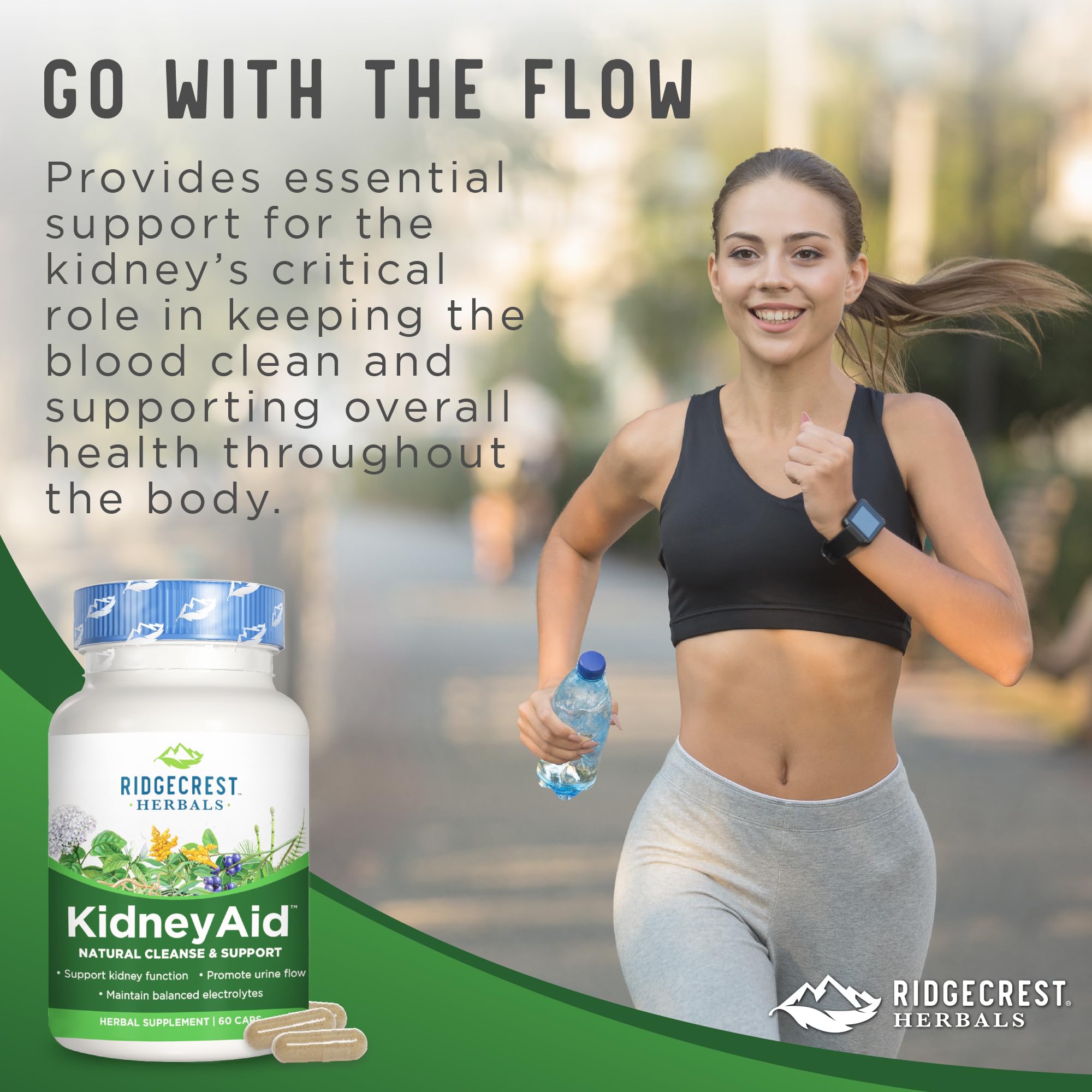 Foto 6 | Suplemento Ridgecrest Herbals Kidneyaid 60 Cápsulas Veganas - Venta Internacional.