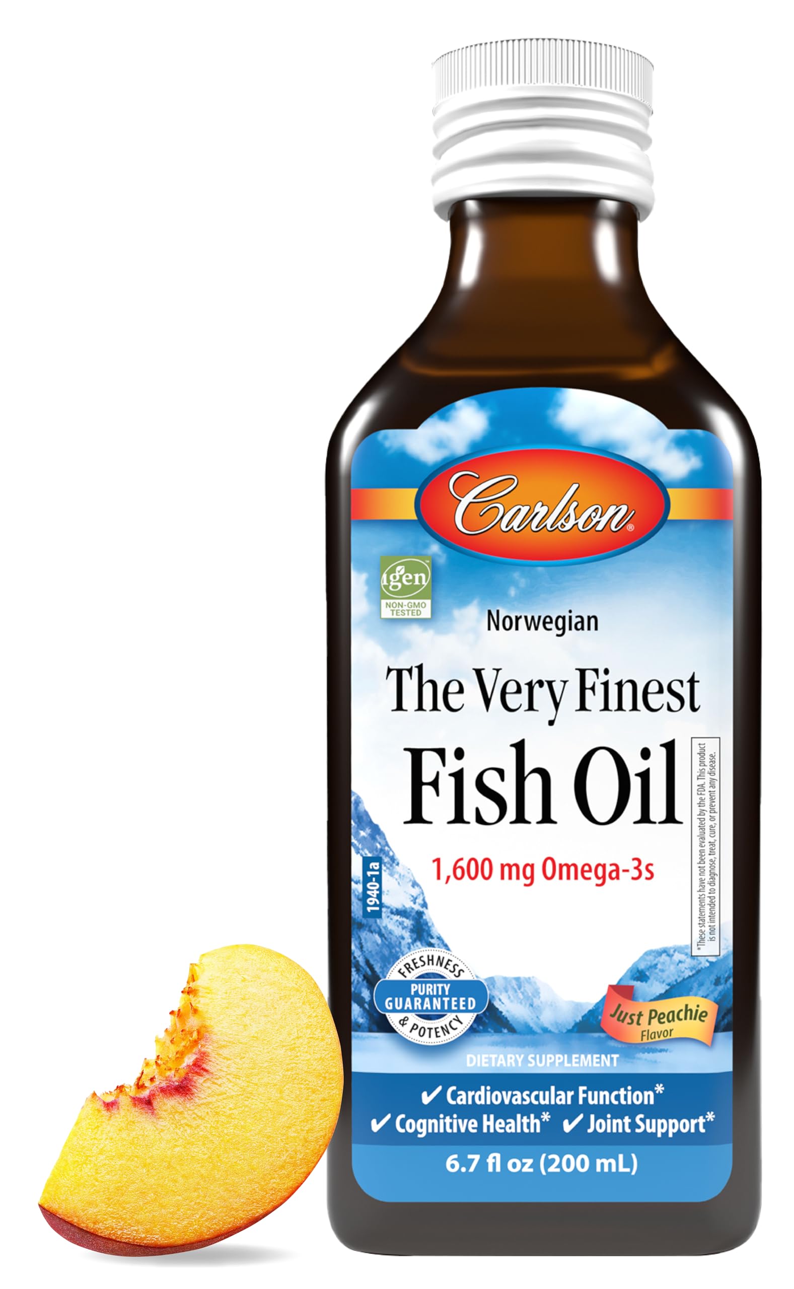 Suplemento De Aceite De Pescado Carlson The Very Finest, 200 Ml (6.7 Fl Oz) - Venta Internacional.