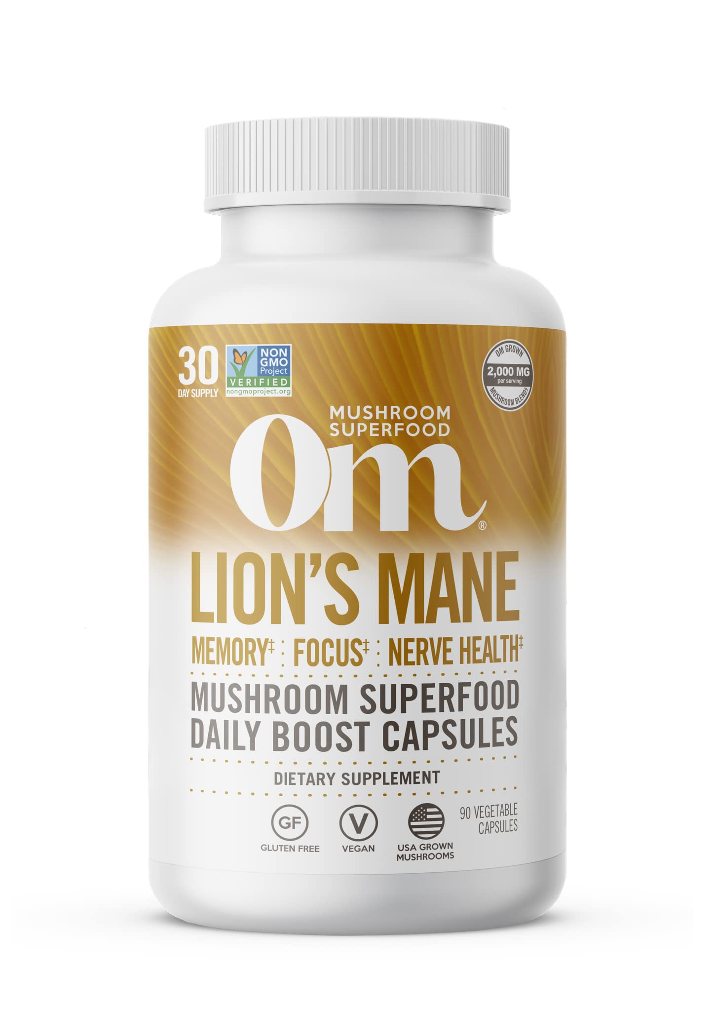 Foto 1 | Suplemento Om Mushroom Superfood Lion's Mane 90 Cápsulas - Venta Internacional.