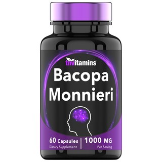 Foto 1 | Suplemento De Vitaminas Bacopa Monnieri En Cápsulas 1000 Mg (60) - Venta Internacional.