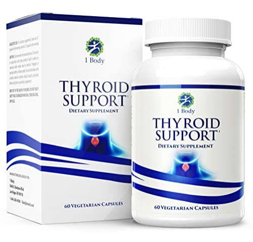 Suplemento Thyroid Support 1 Body Energy Focus, Suministro De 30 Días - Venta Internacional.